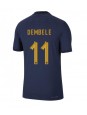 Billige Frankrike Ousmane Dembele #11 Hjemmedrakt VM 2022 Kortermet